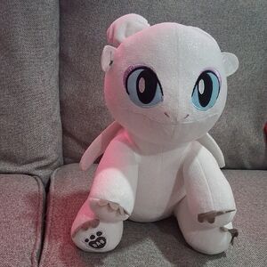 Light Toothless Inspired Plush - White Sparkle